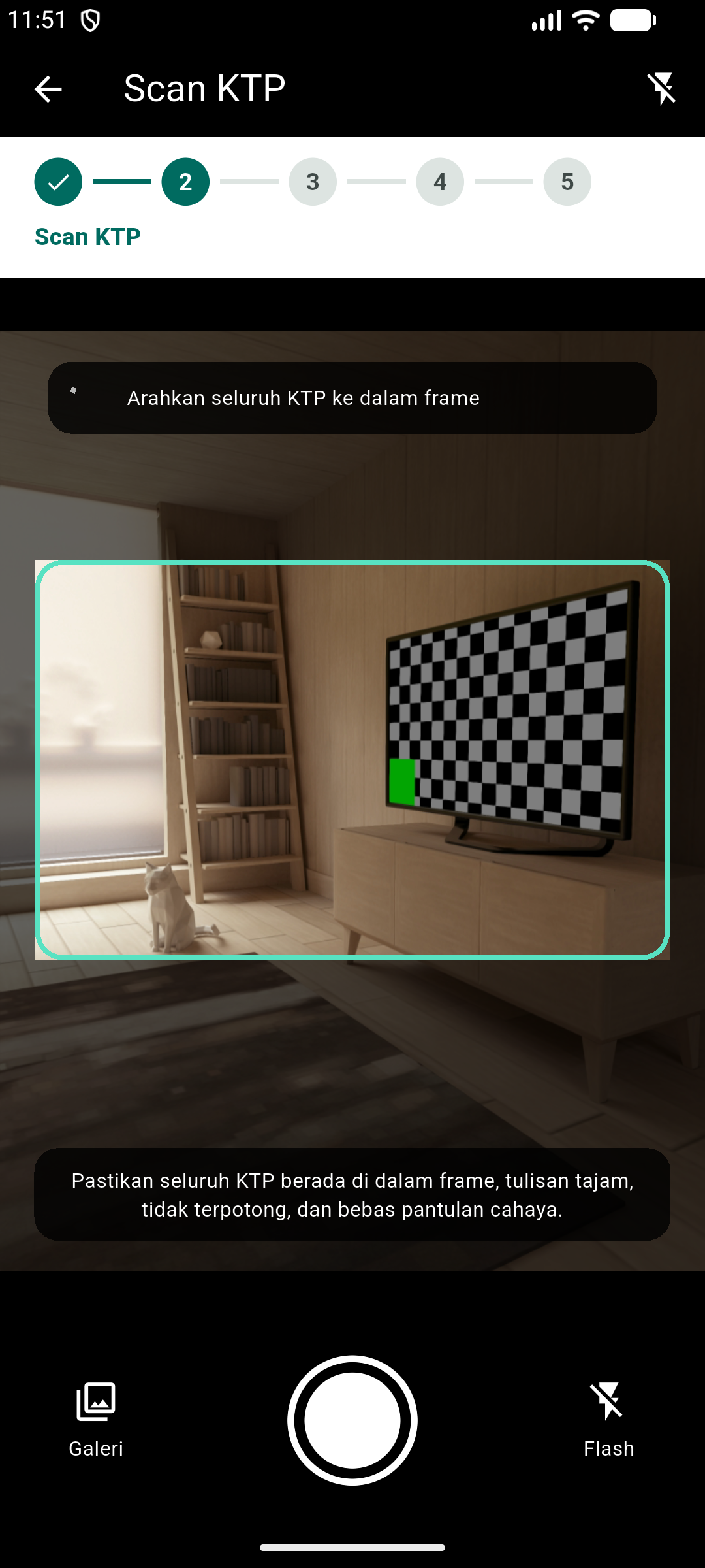 KTP onboarding custom camera scanner